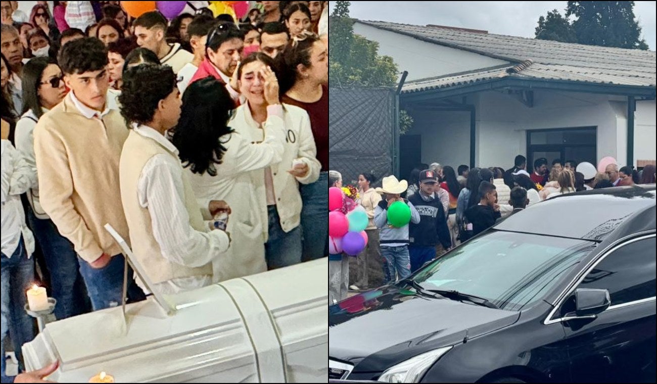 El último adiós a Valeria Afanador, en Cajicá