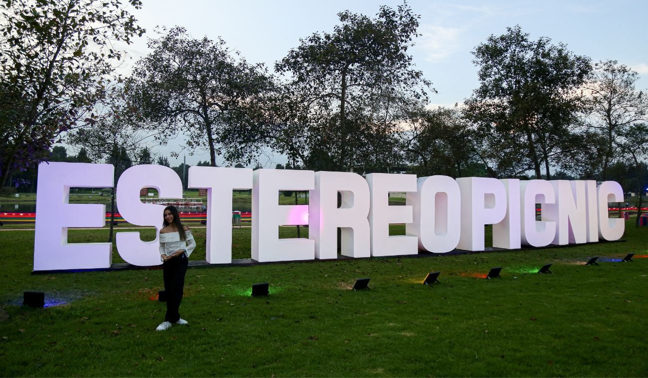 Letrero del Festival Estéreo Picnic