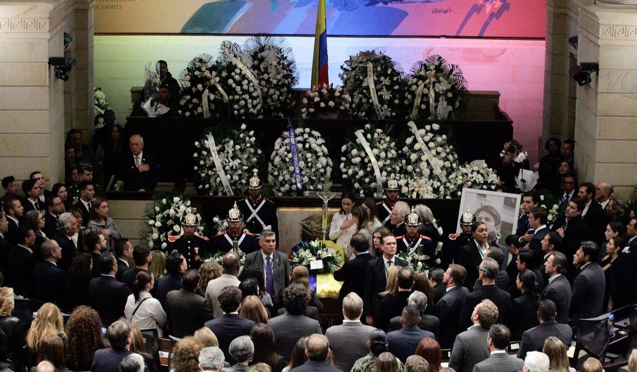 Honras fúnebres de Miguel Uribe