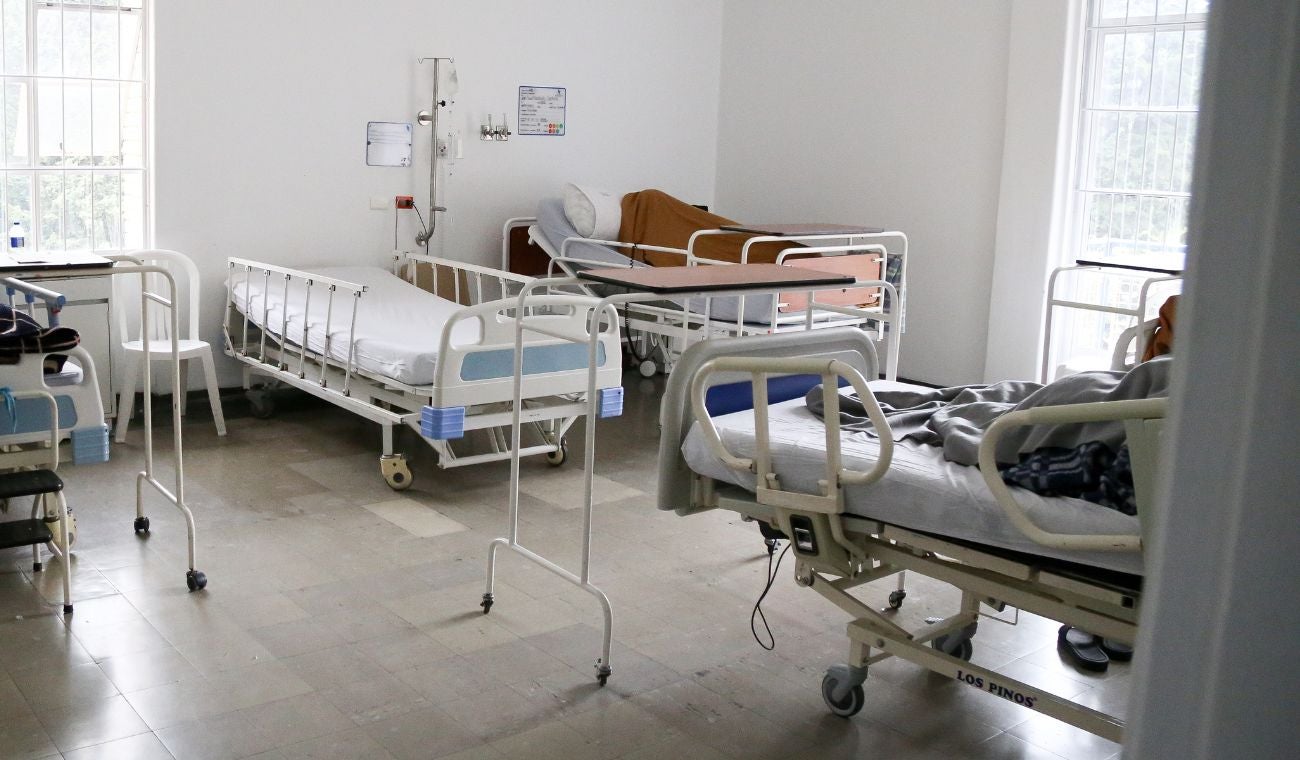 Camilla de un hospital en Bogotá