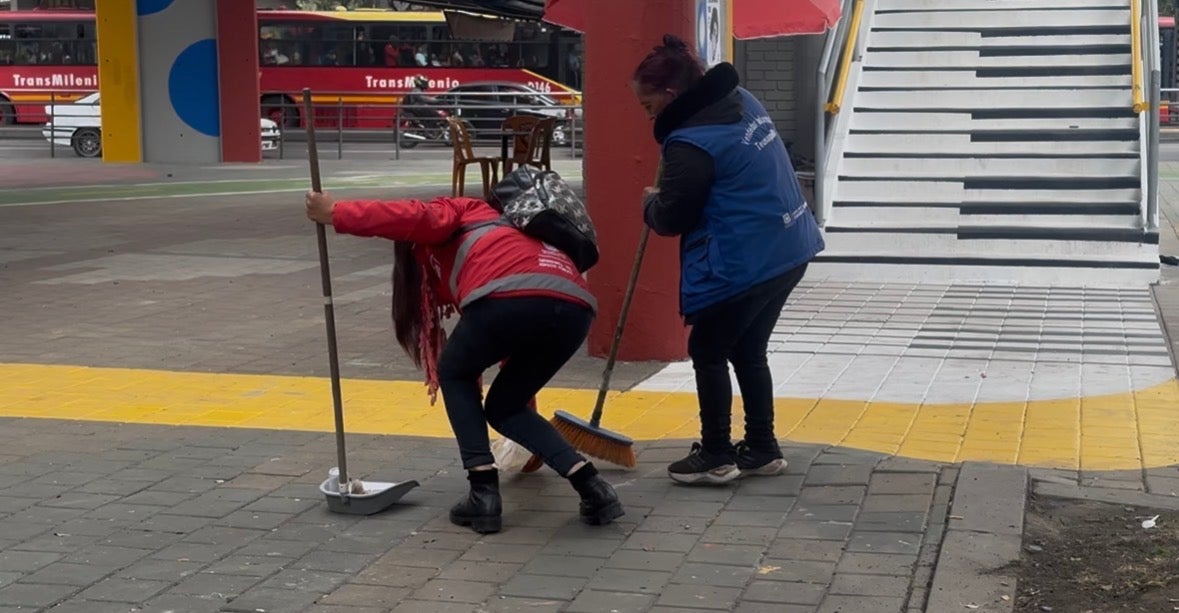 Sector del puente de la calle 45 con cra 30