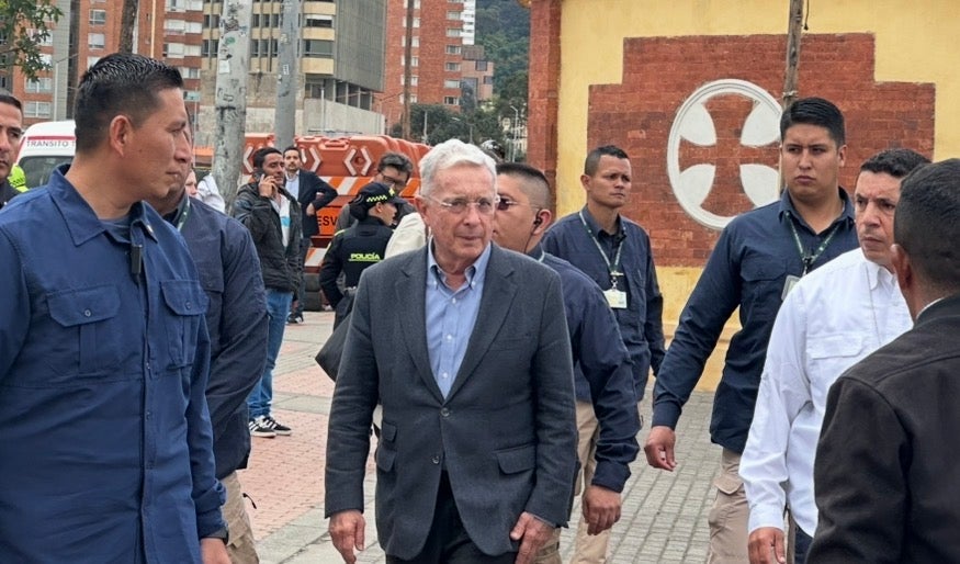 Álvaro Uribe, ex presidente de Colombia