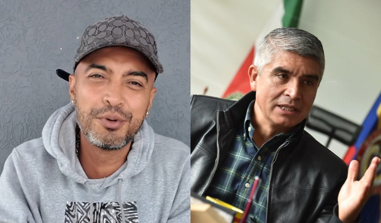 Jhon Alex Castaño y Wilson Castiblanco Gil, alcalde de Samacá