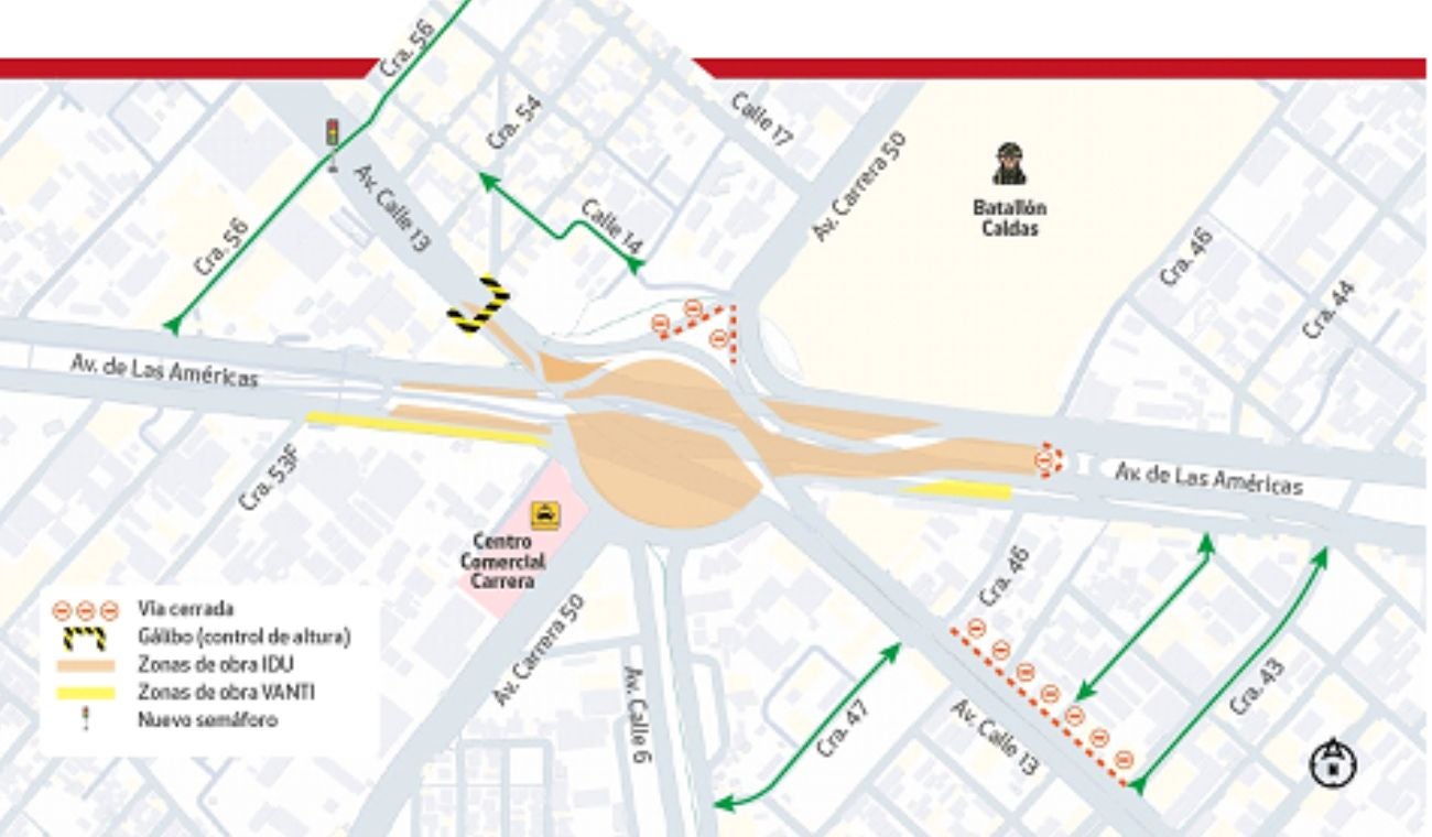 IDU tumba dos puentes en Puente Aranda así se salva del trancón