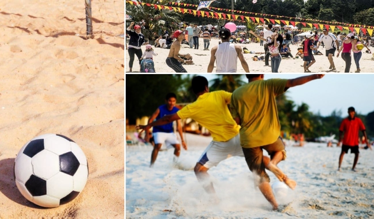 Nueva cancha de fútbol playa