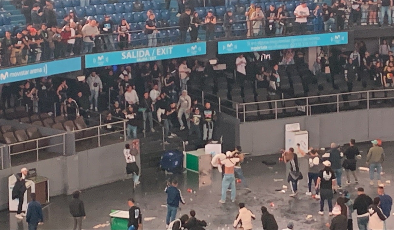 Pelea en concierto de Damas Gratis en Bogotá