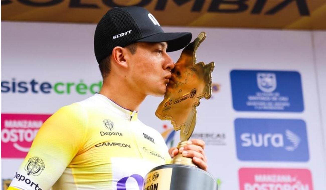 Rodrigo Contreras, campeón de la Vuelta a Colombia