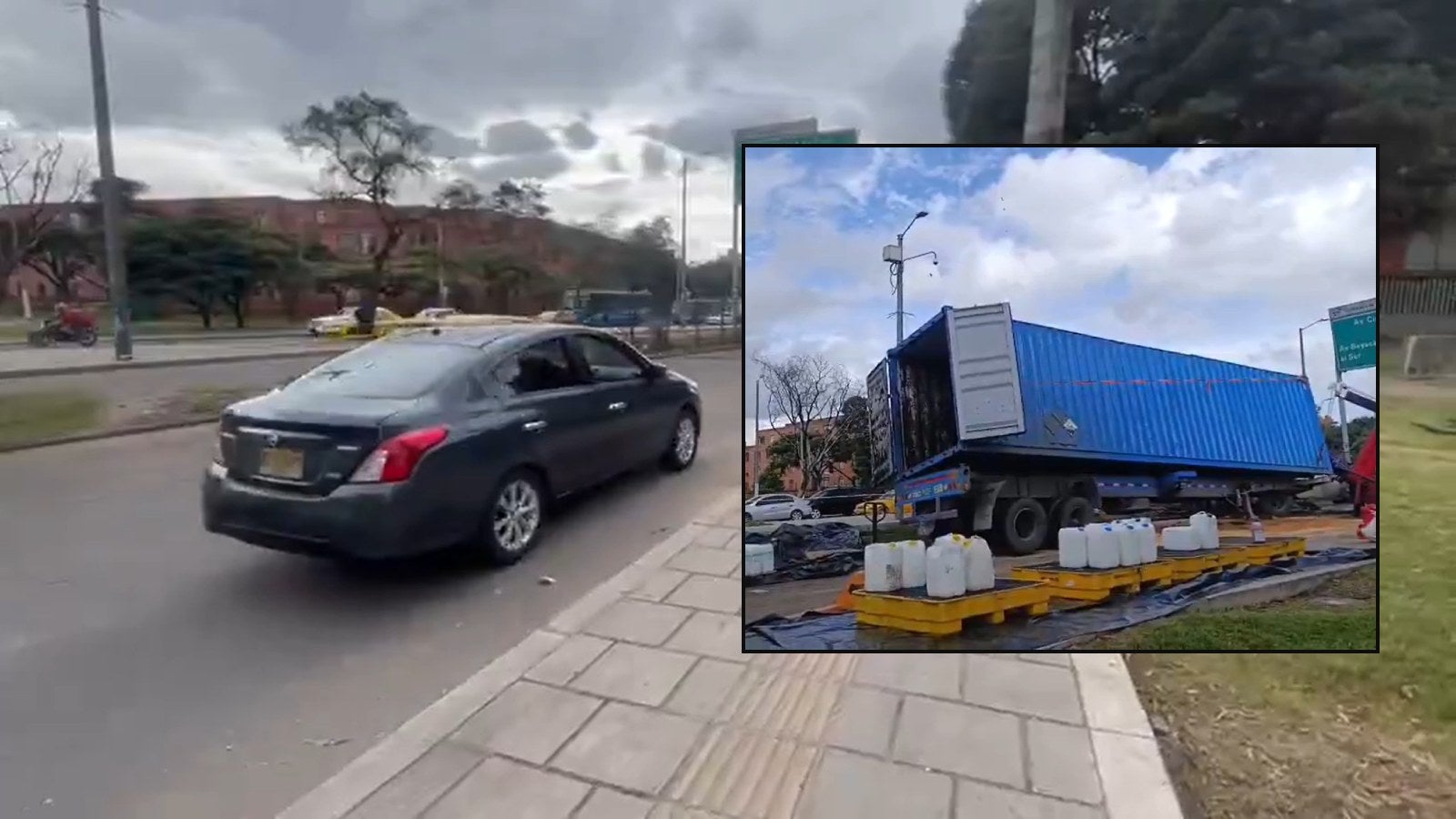 Movilidad en la avenida Esperanza con Rojas se recupera