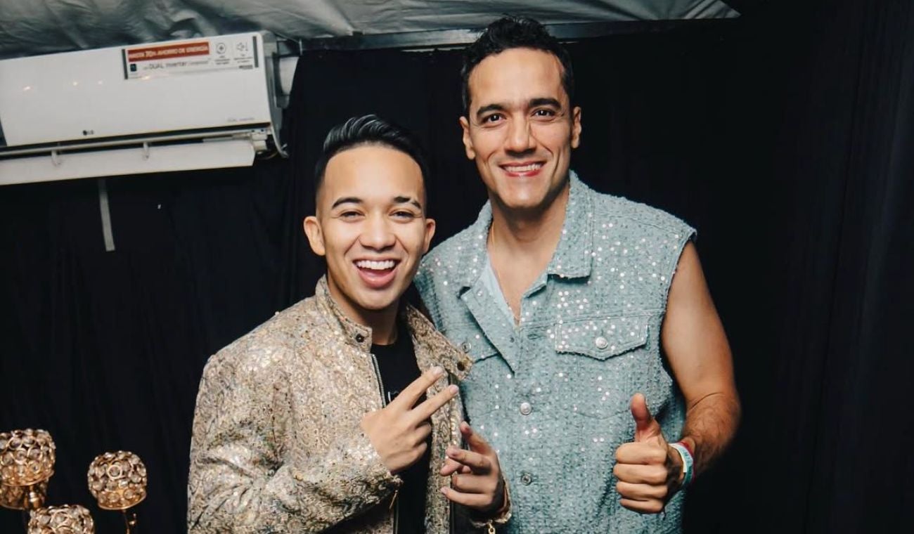 Samuel Morales, cantante, y Juank Ricardo, acordeonero