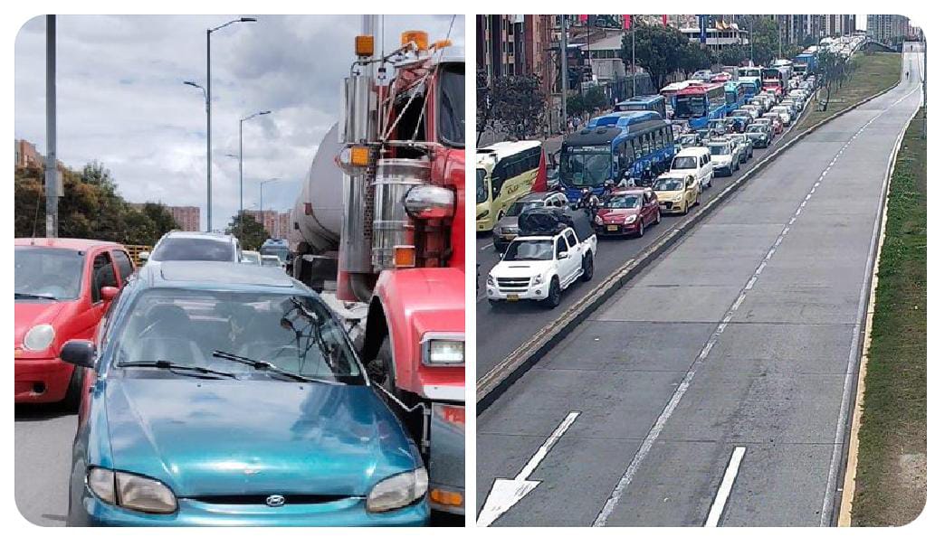 Un siniestro entre tractocamión y carro tiene frenada la Autopista Sur