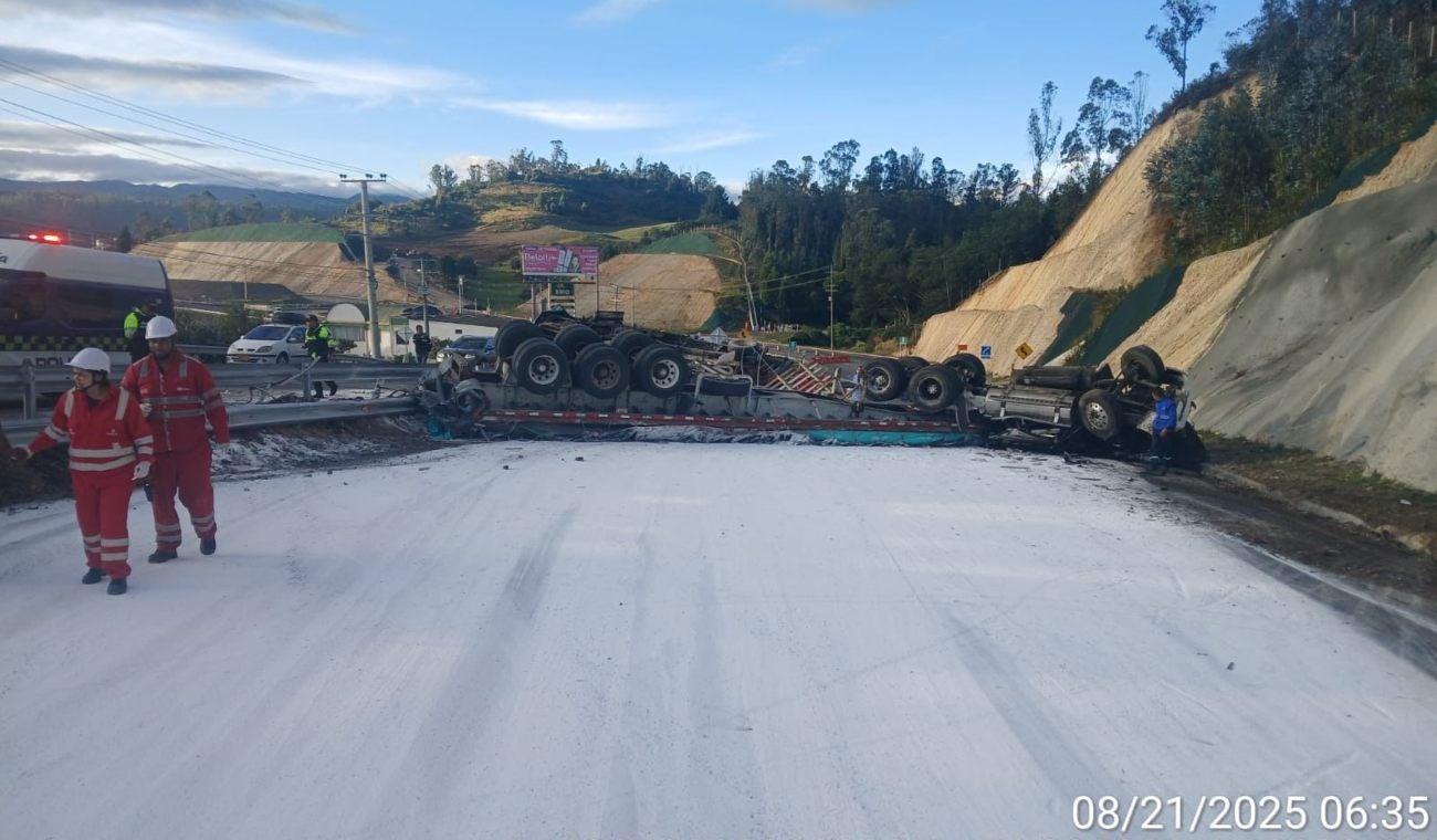 Choque en la vía Bogotá-Girardot, 21 de agosto de 2025