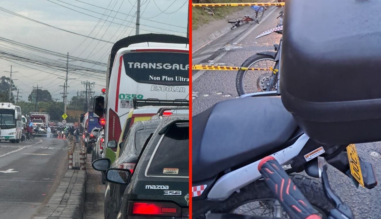 Ciclista perdió la vida por accidente con camión en la vía Bogotá – Funza