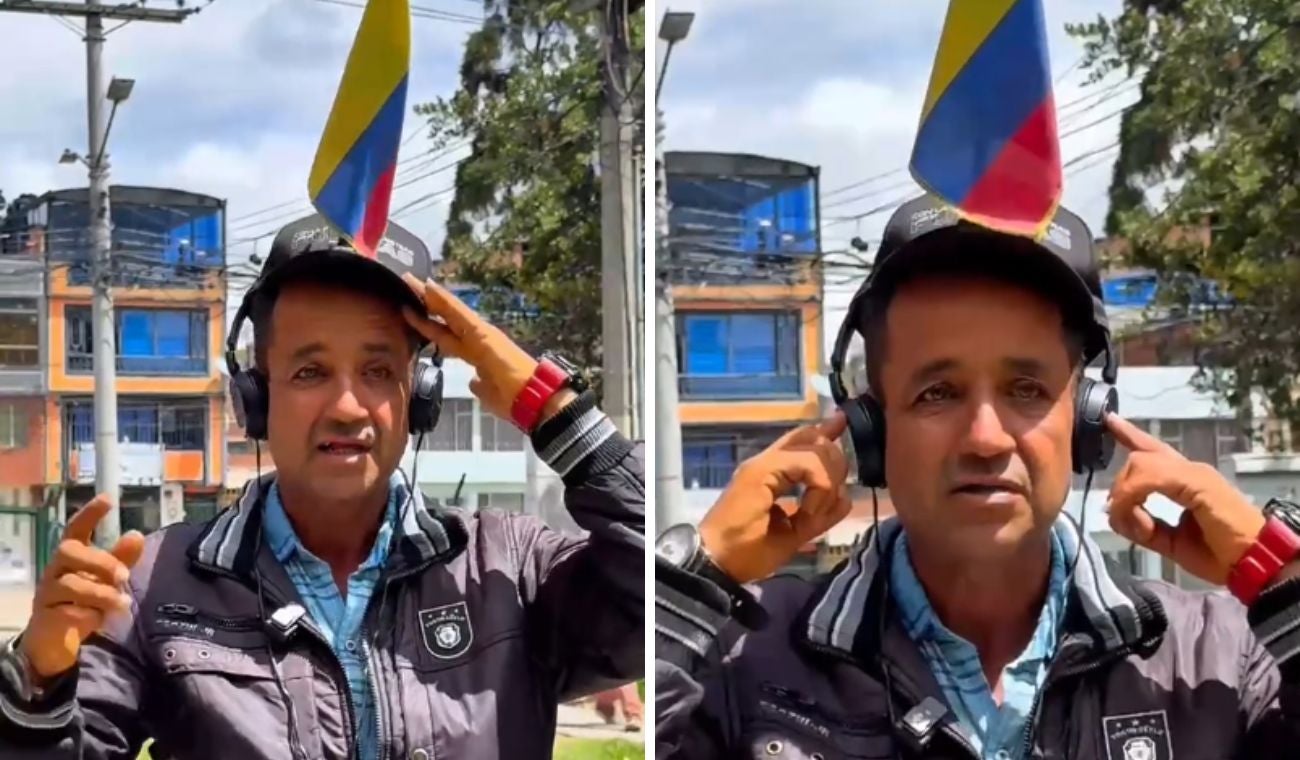 Banderita, hombre que aparece en televisión