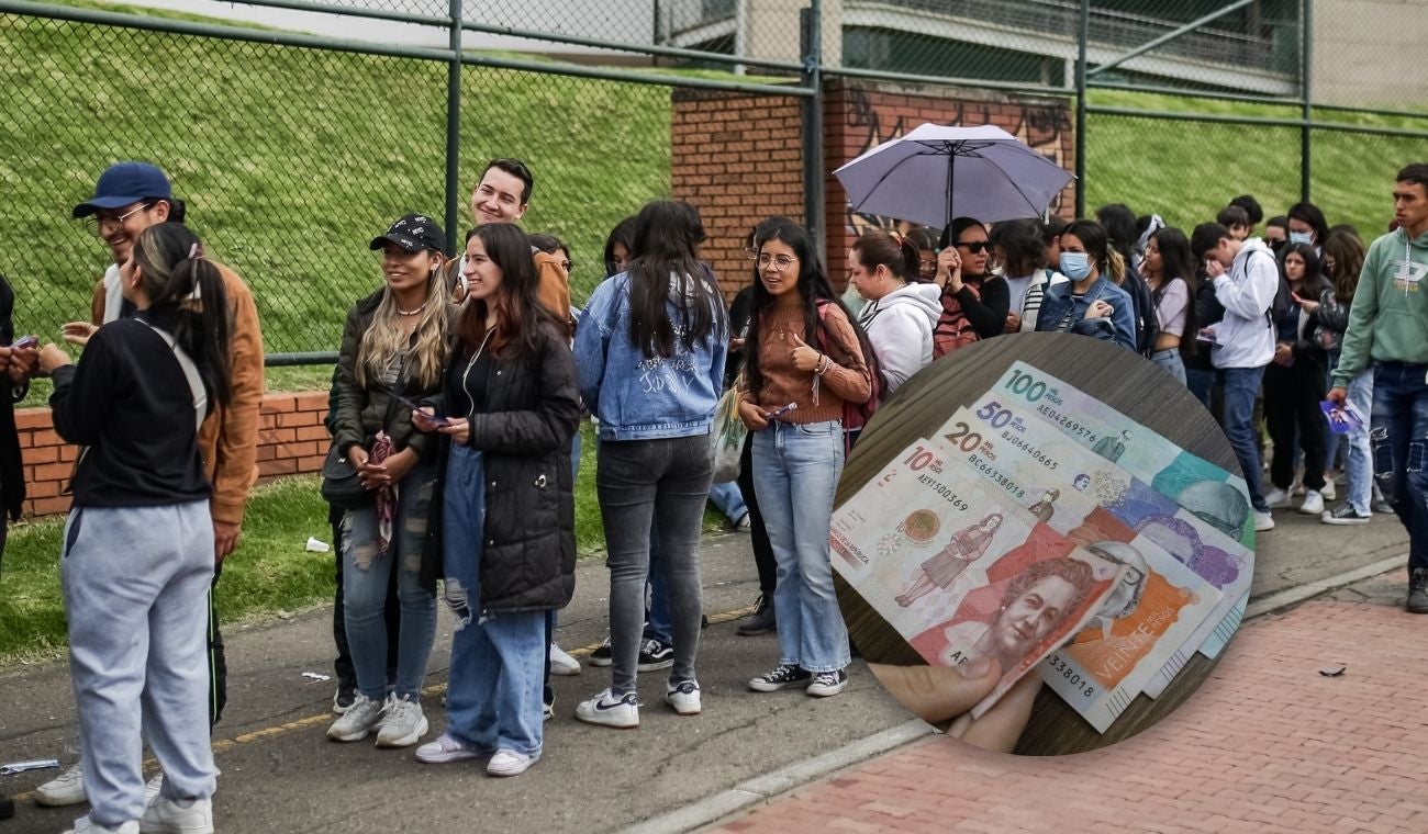 Jóvenes candidatos a becas para formación técnica