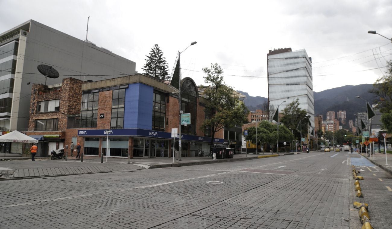 Calles de la Zona Rosa en Chapinero