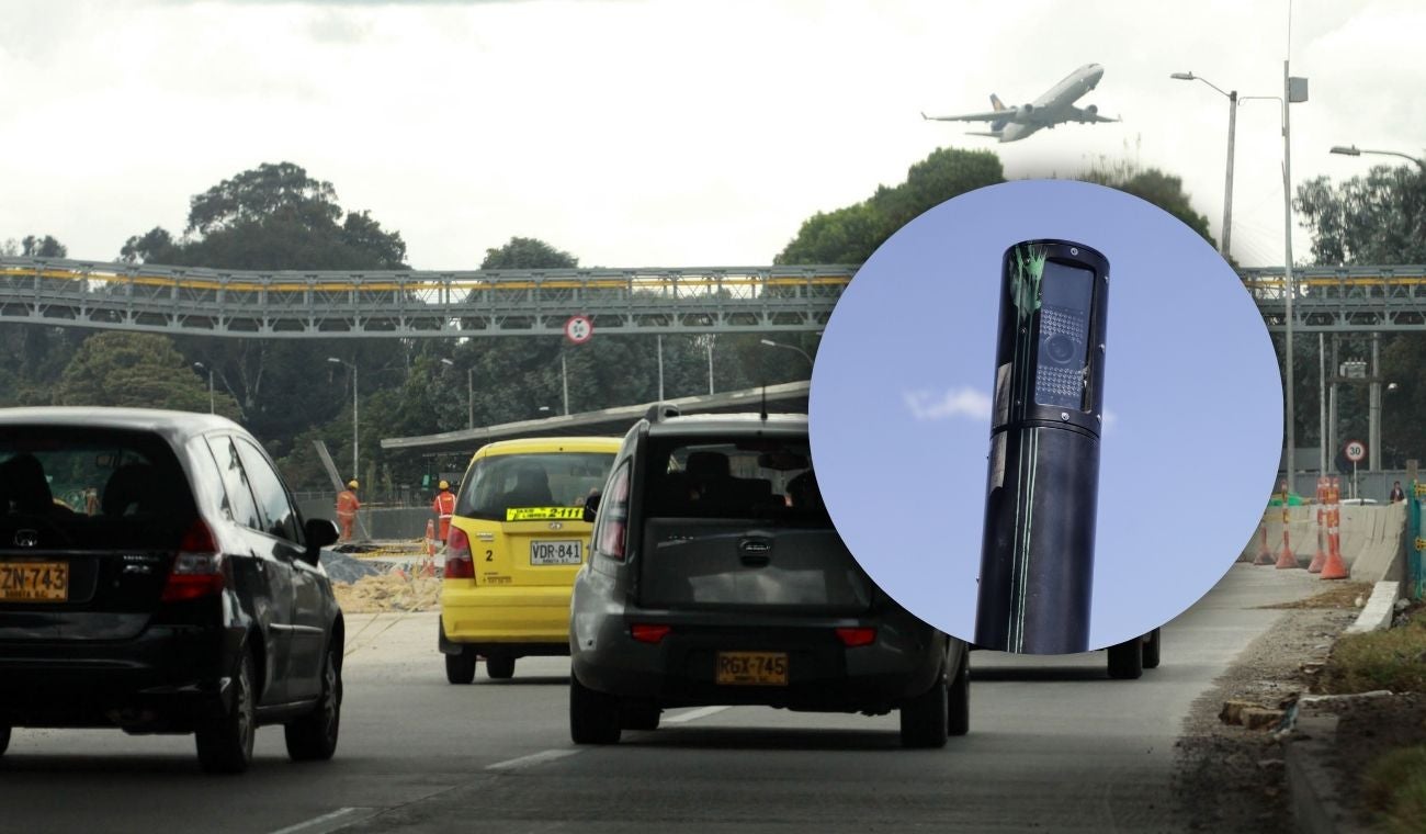 Cámaras de fotomulta instaladas en vías de Bogotá