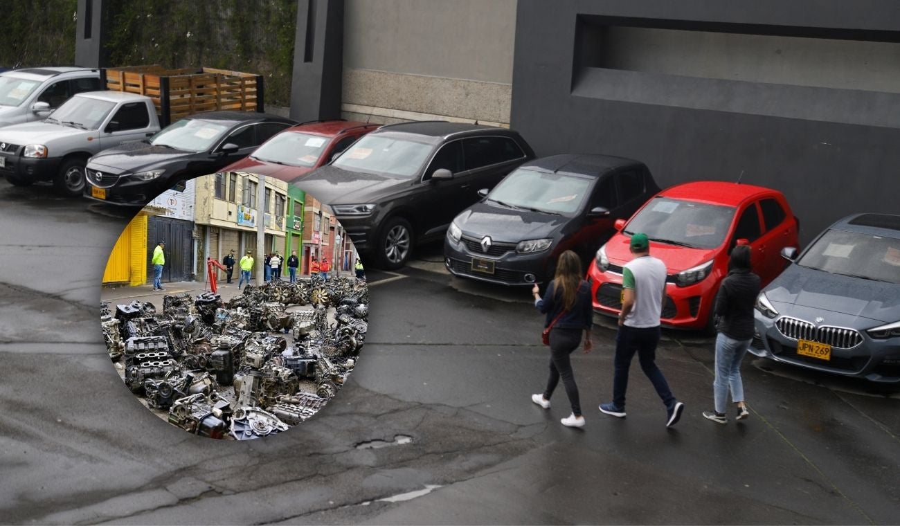 Imagen de referencia de carros robados