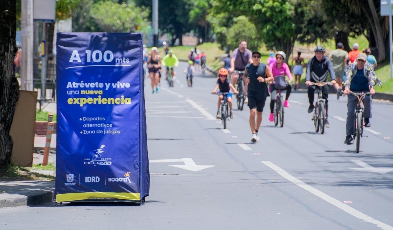 Ciclovía en Bogotá