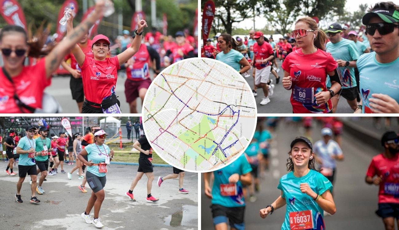 Cierres viales en Bogotá: vuelve la Carrera de la Mujer este fin de semana
