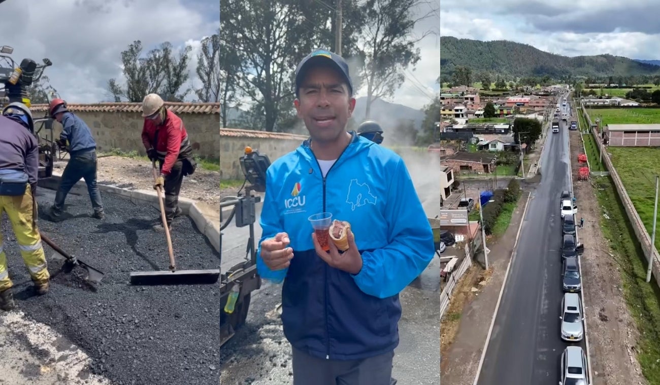 Con salchichón en mano Rey puso a andar obra clave en Zipaquirá