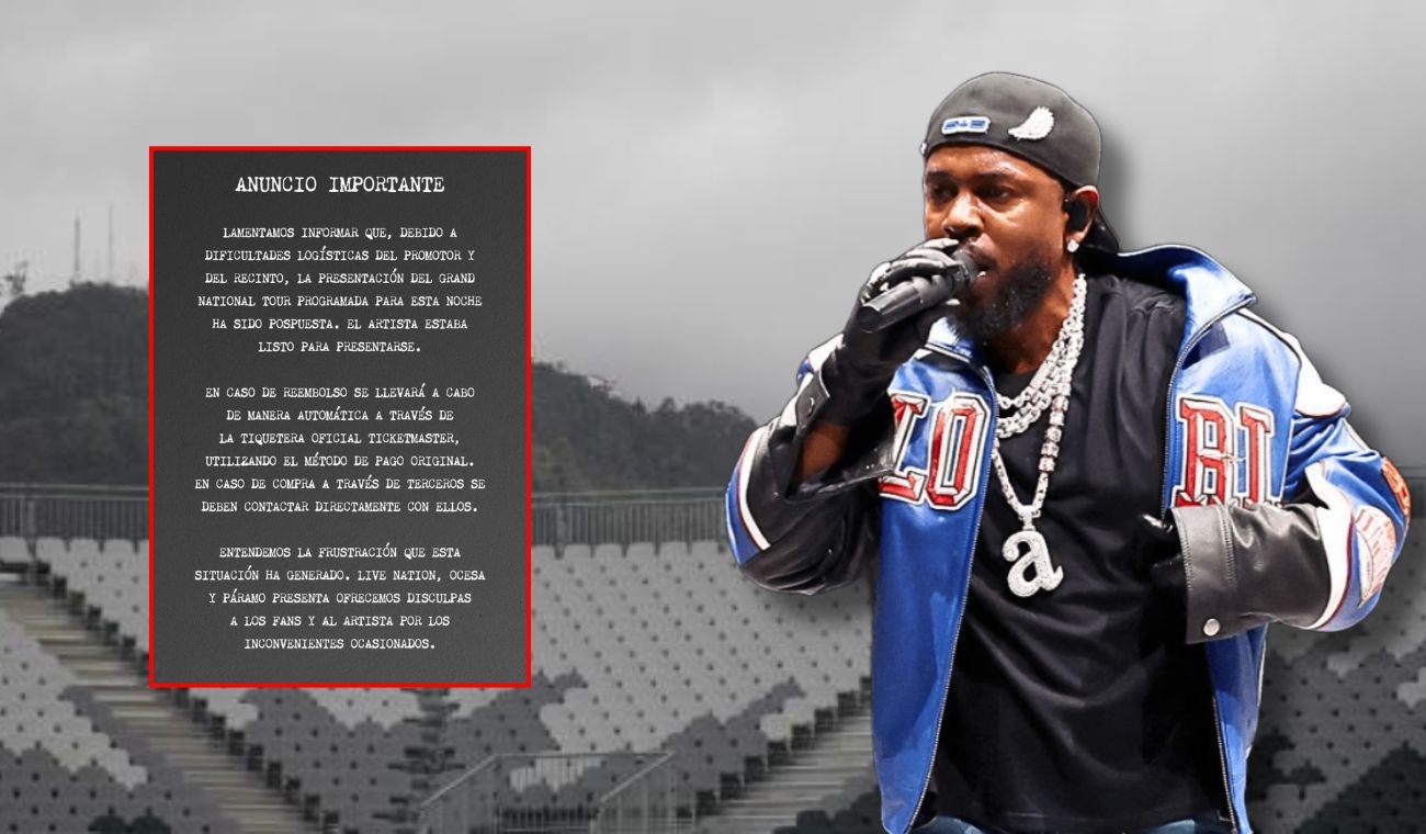 Concierto de Kendrick Lamar en Bogotá fue cancelado a pocos minutos del show
