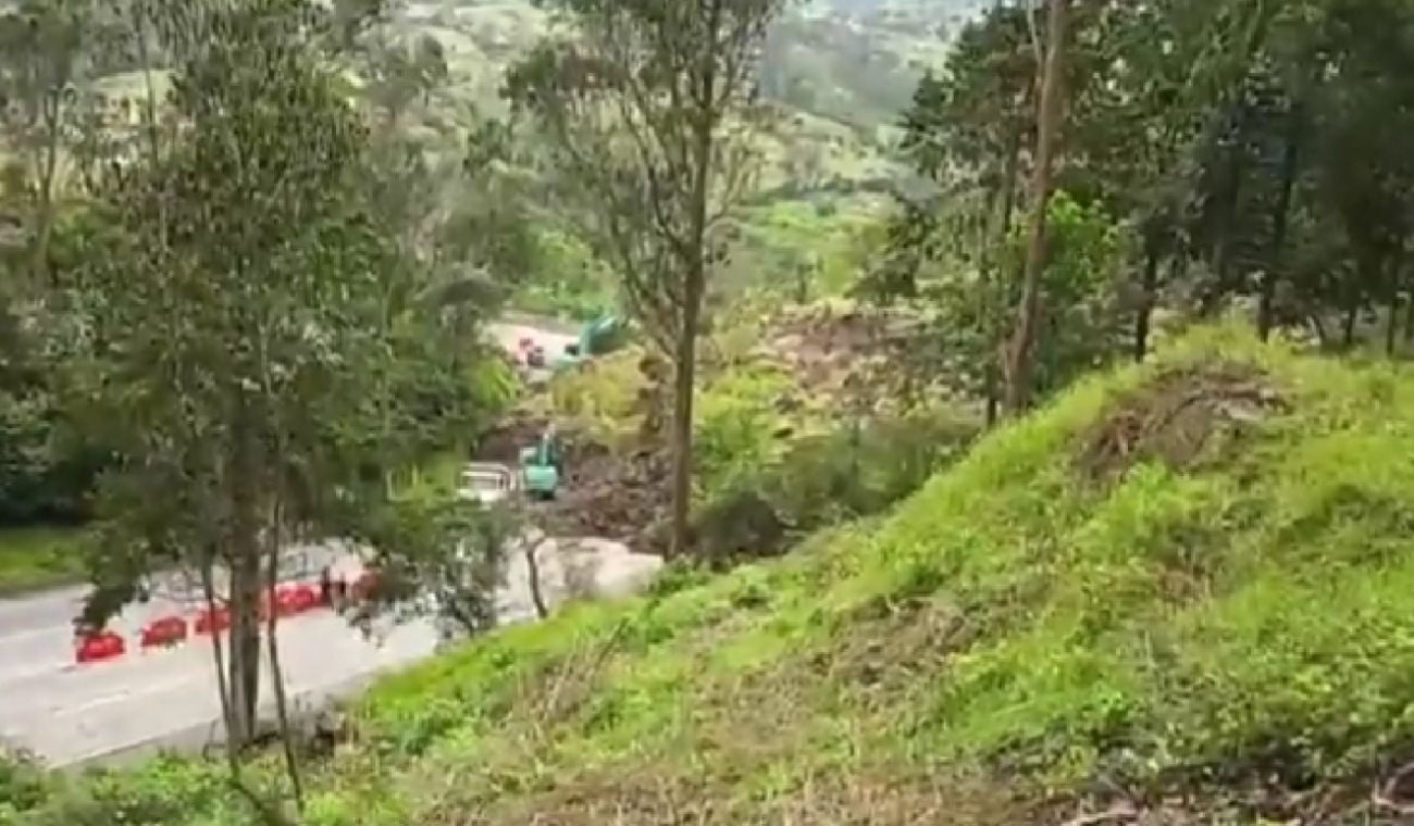 Cierran vía al Llano: obras ya arrancaron y tienen tiempo contado