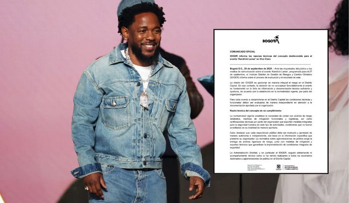 Distrito explica motivos de la cancelación del show de Kendrick Lamar