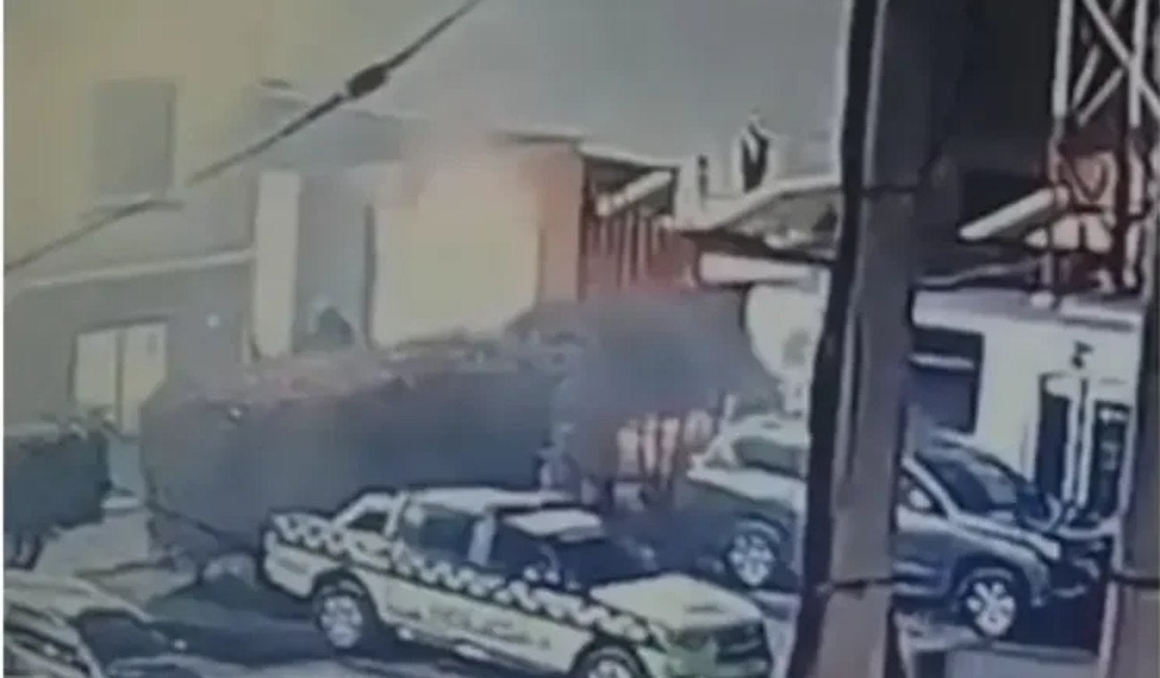 Incendio en estación de Policía de Funza