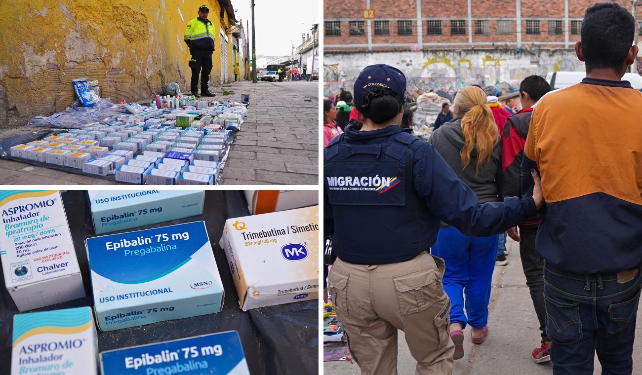 Expulsan a extranjero y decomisan 70 kilos de medicinas vencidas en Kennedy