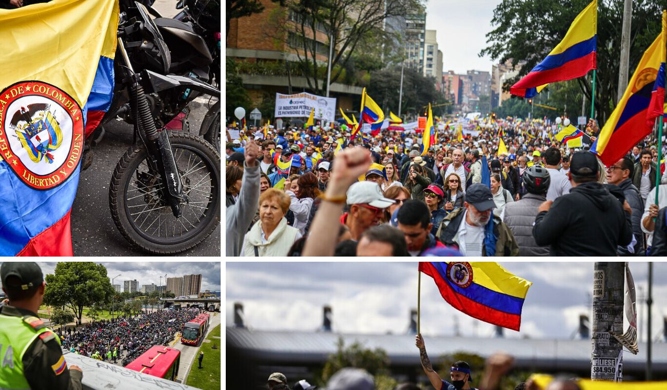 Semana de bloqueos en Bogotá: marchas del 22 al 28 de septiembre