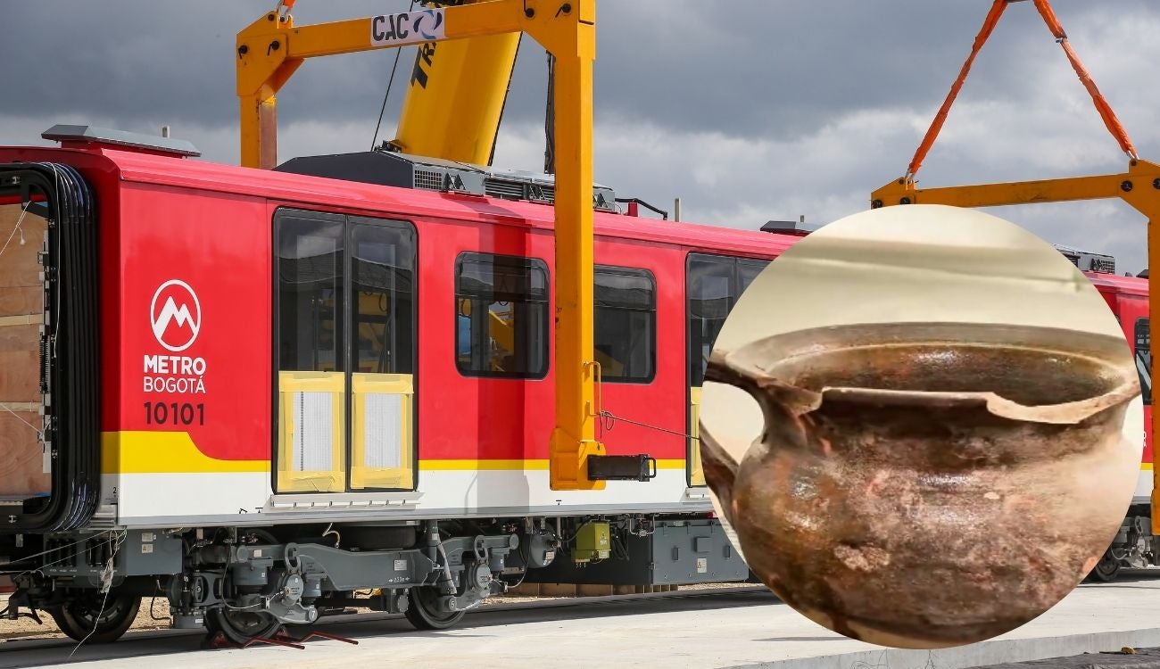 Obra del Metro de Bogotá saca a la luz cerámicas