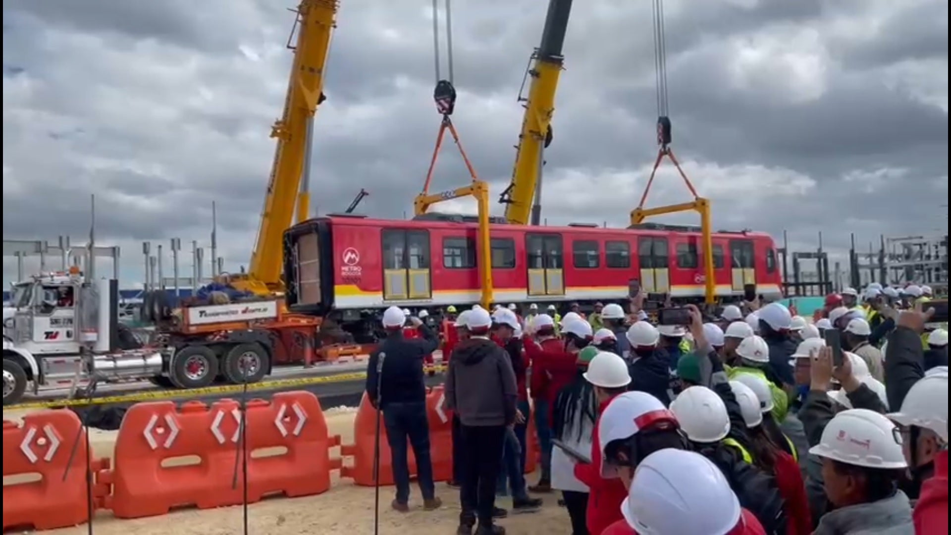Alcalde Galán, en la presentación del Metro de Bogotá