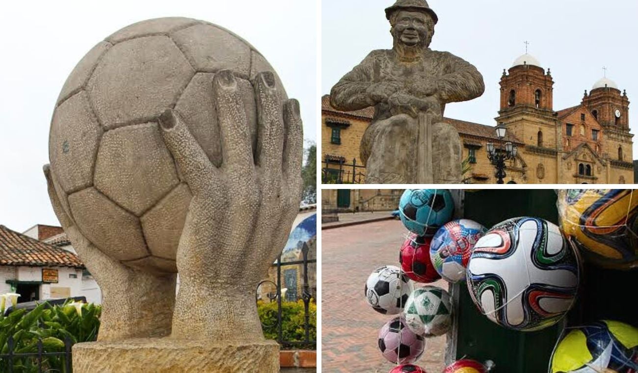 Así es el 'pueblo de los balones' en Boyacá, a menos de tres horas de Bogotá