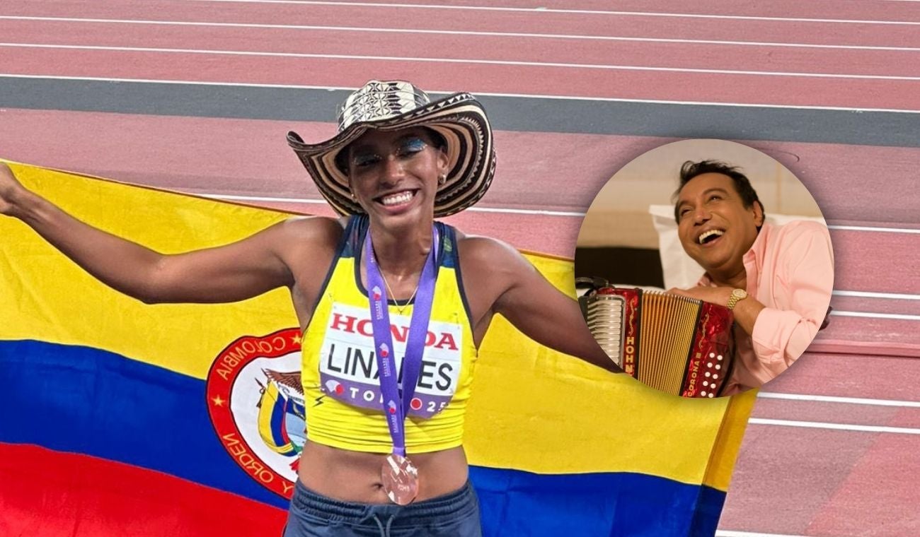 Natalia Linares y Diomedes Díaz