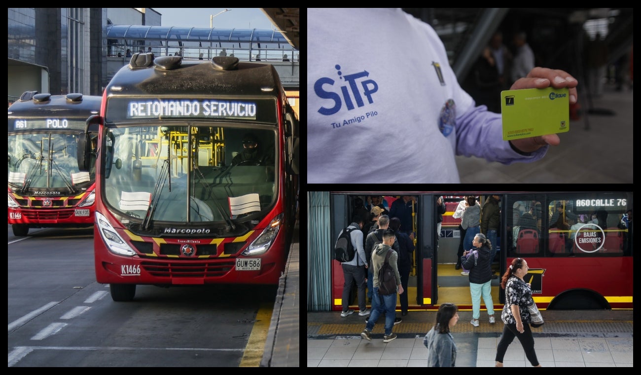 Pasajes gratis en TransMilenio