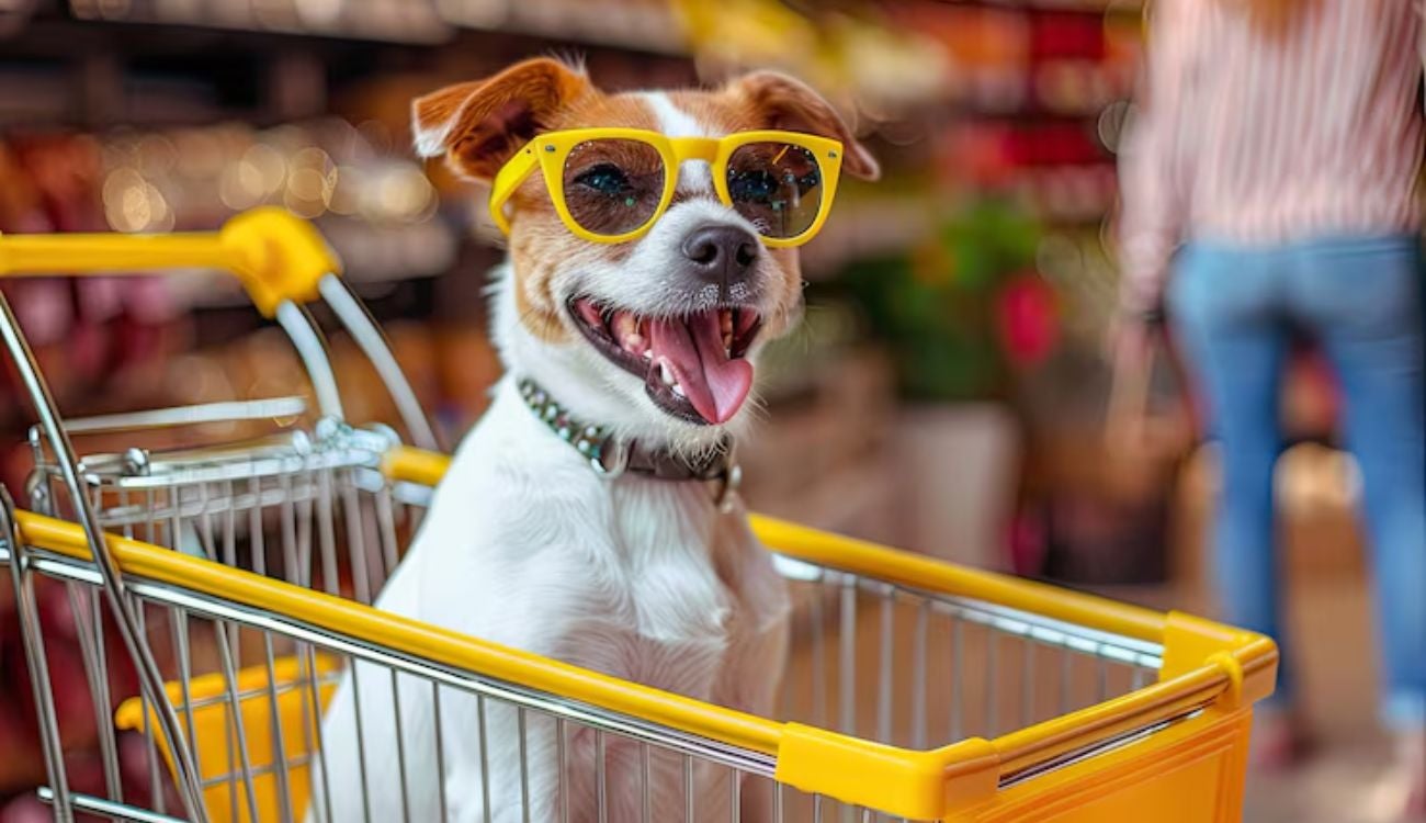 Carros 'pet friendly' en supermercados: su perro no se quedará afuera