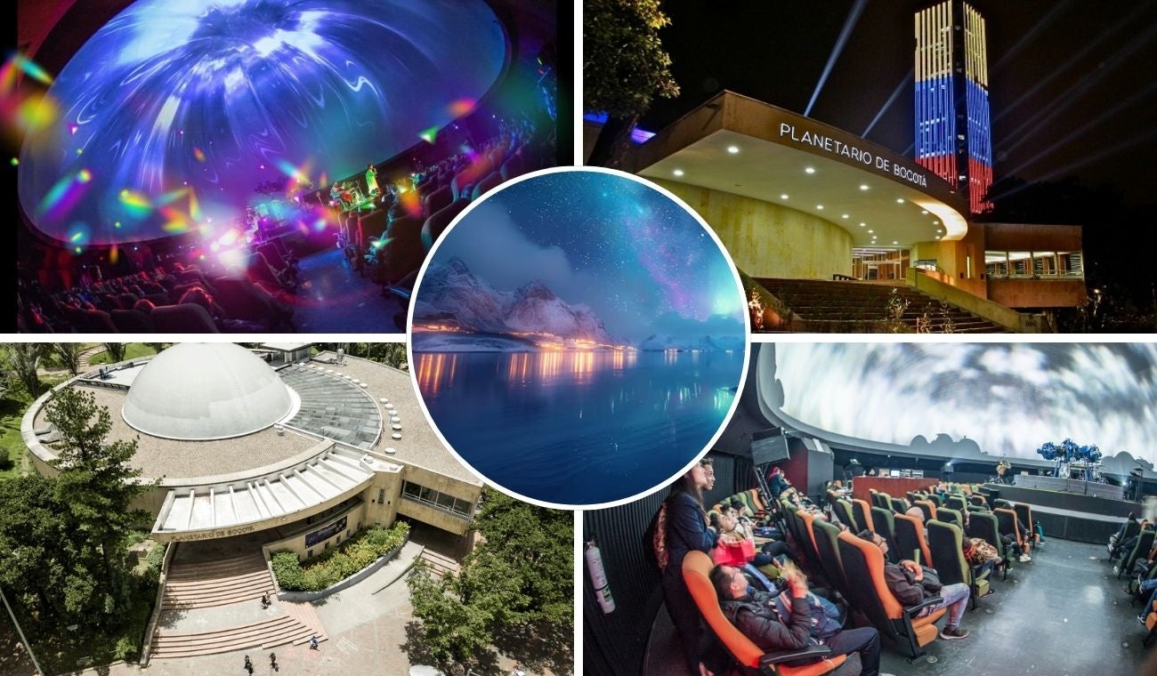 Auroras boreales iluminan el Planetario de Bogotá con ingreso gratis