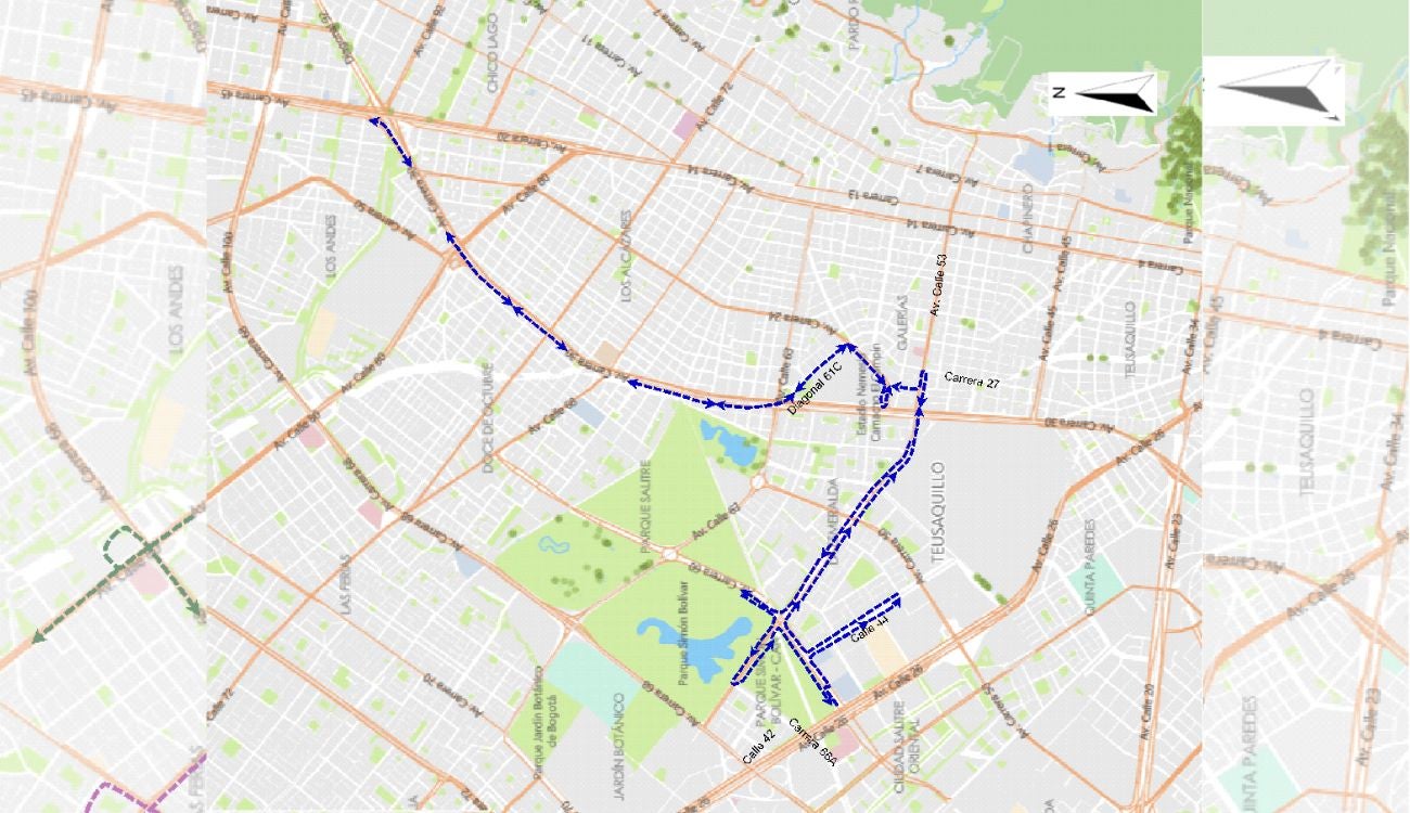 Recorrido 21k de la mujer