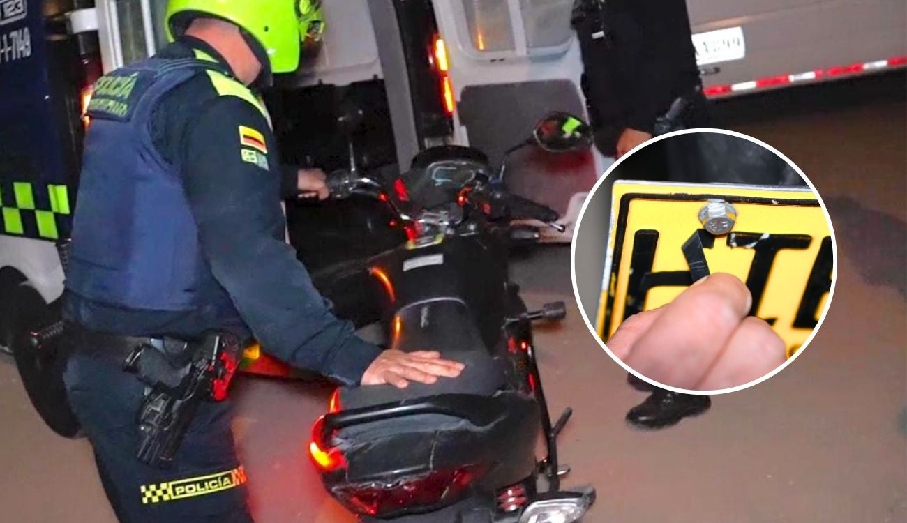 Recuperan moto robada en Suba: la tenían escondida en un parqueadero