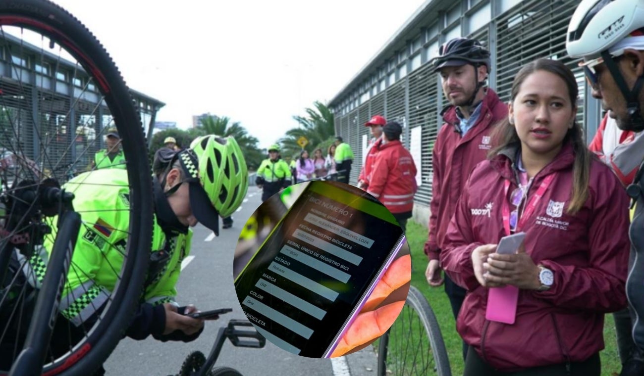 Robo de bicicletas en Bogotá