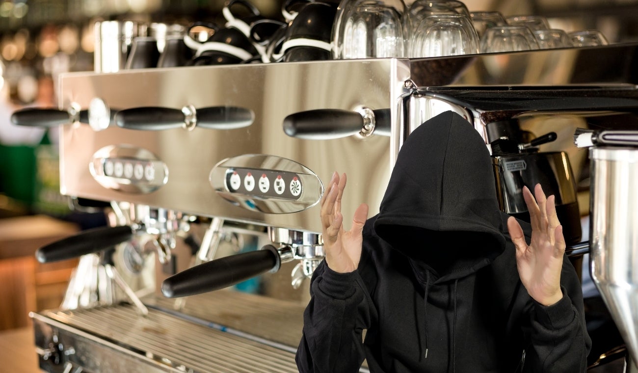 Robo de máquinas de café en Quinta Paredes