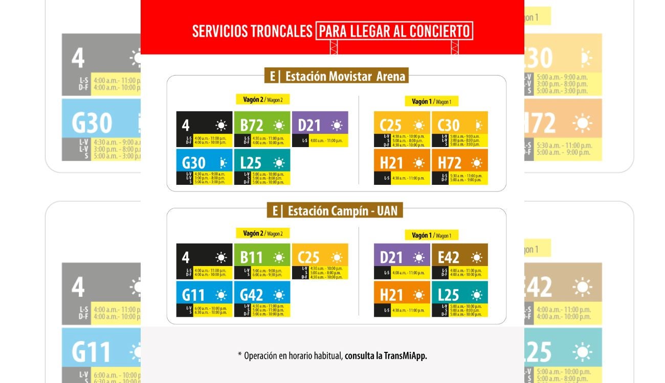 Rutas de TransMilenio para Viva la Salsa: péguese la bailadita sin trancones