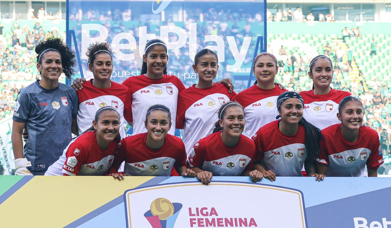 Santa Fe femenino en la final de la Liga BetPlay