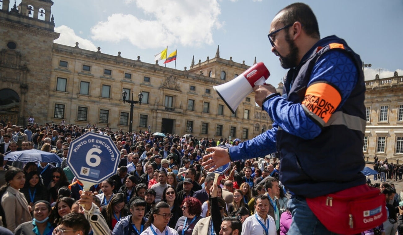 Simulacro en Bogotá
