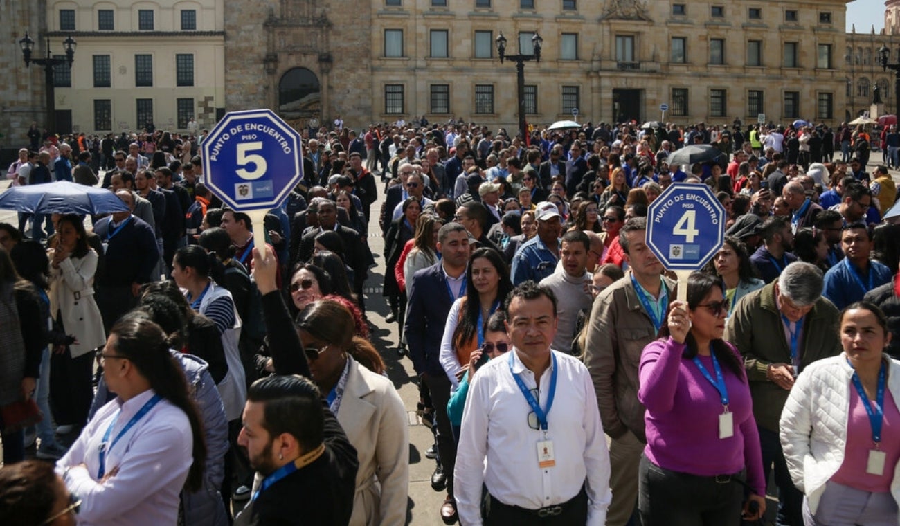 Simulacro en Bogotá