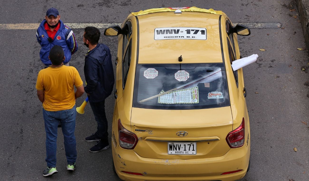 Tarifas de taxis en Bogotá