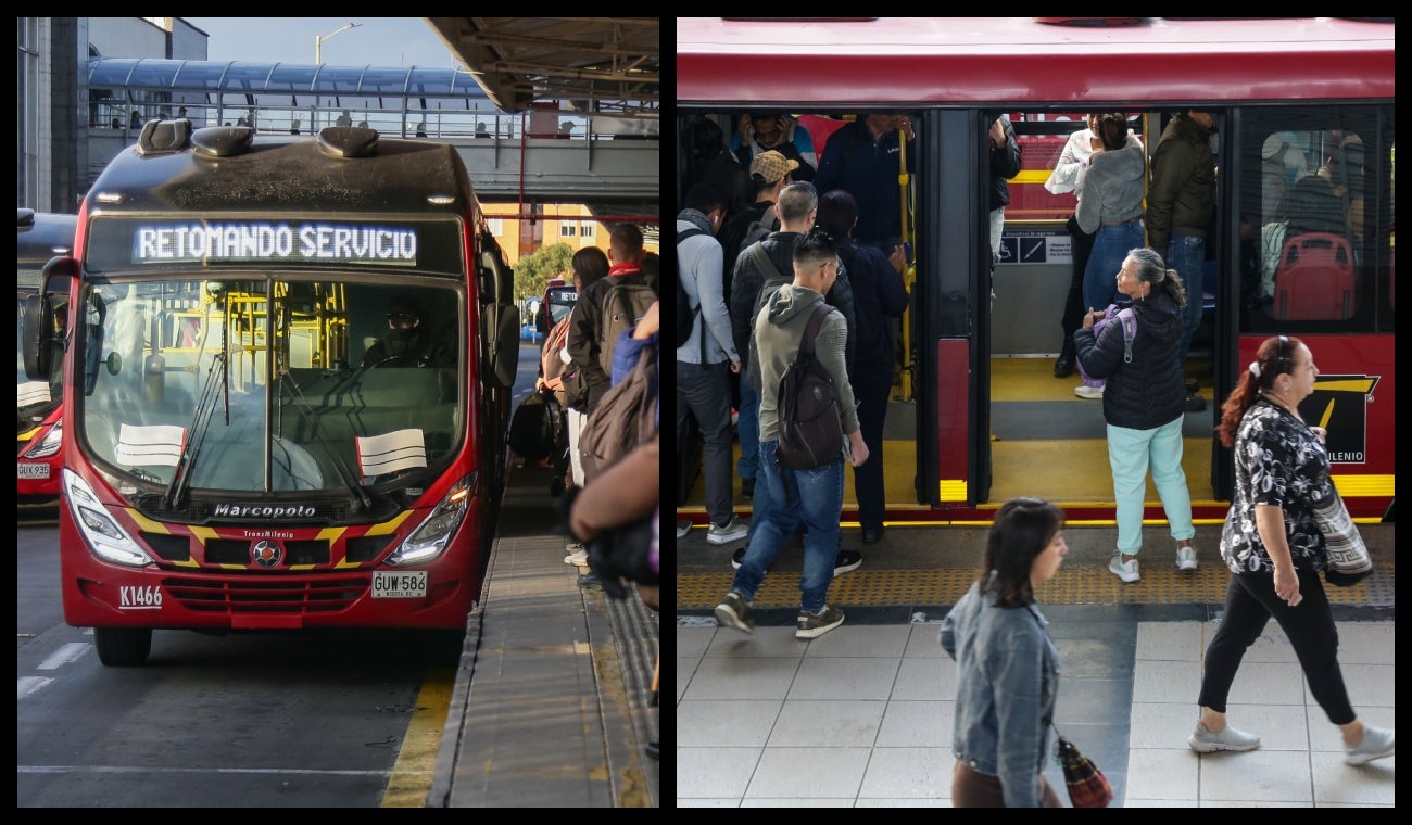 TransMilenio colapsa al sur de Bogotá