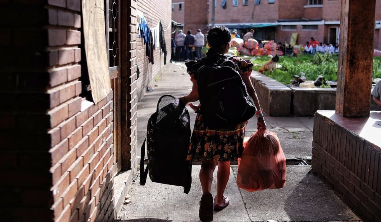 Proceso de traslado de indígenas emberá desde Bogotá a sus territorios