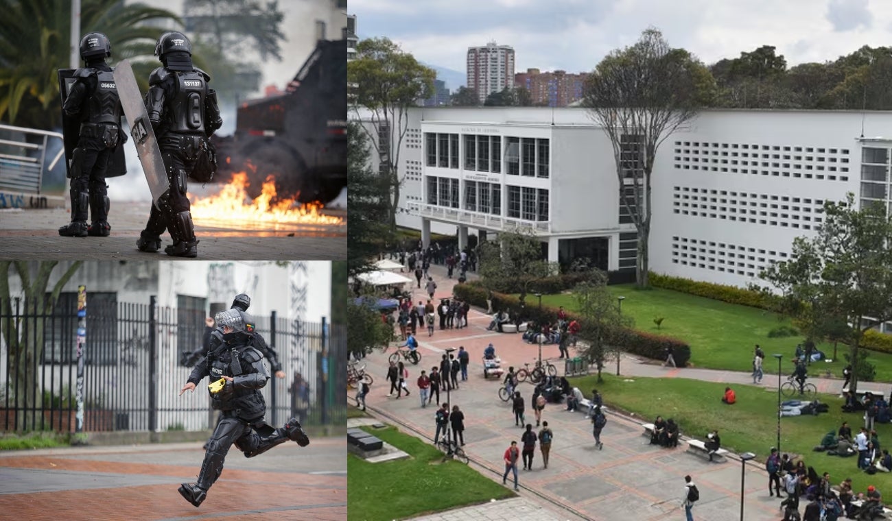 Universidad Nacional en llamas