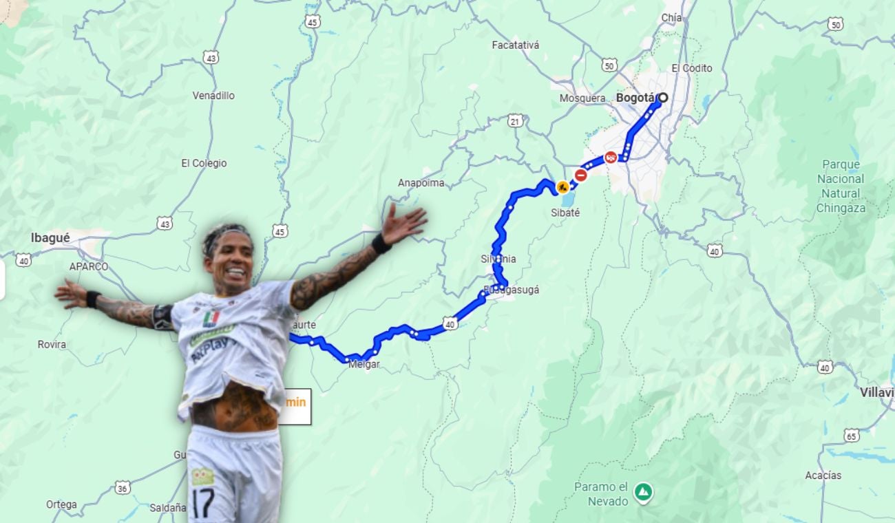 Ruta de Bogotá a Chicoral, Tolima, tierra de Dayro Moreno